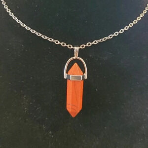 Red Jasper Pendant Necklace